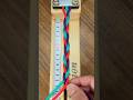 三つ編みの仕方!色分けで分かりやすい ♪#パラコード #編み方 #紐の編み方#paracord