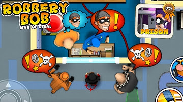 Robbery Bob - Prison Chapter Gameplay Walkthrough Ep 46