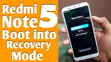 How to Boot Redmi Note 5 or 5 Pro in Recovery Mode
