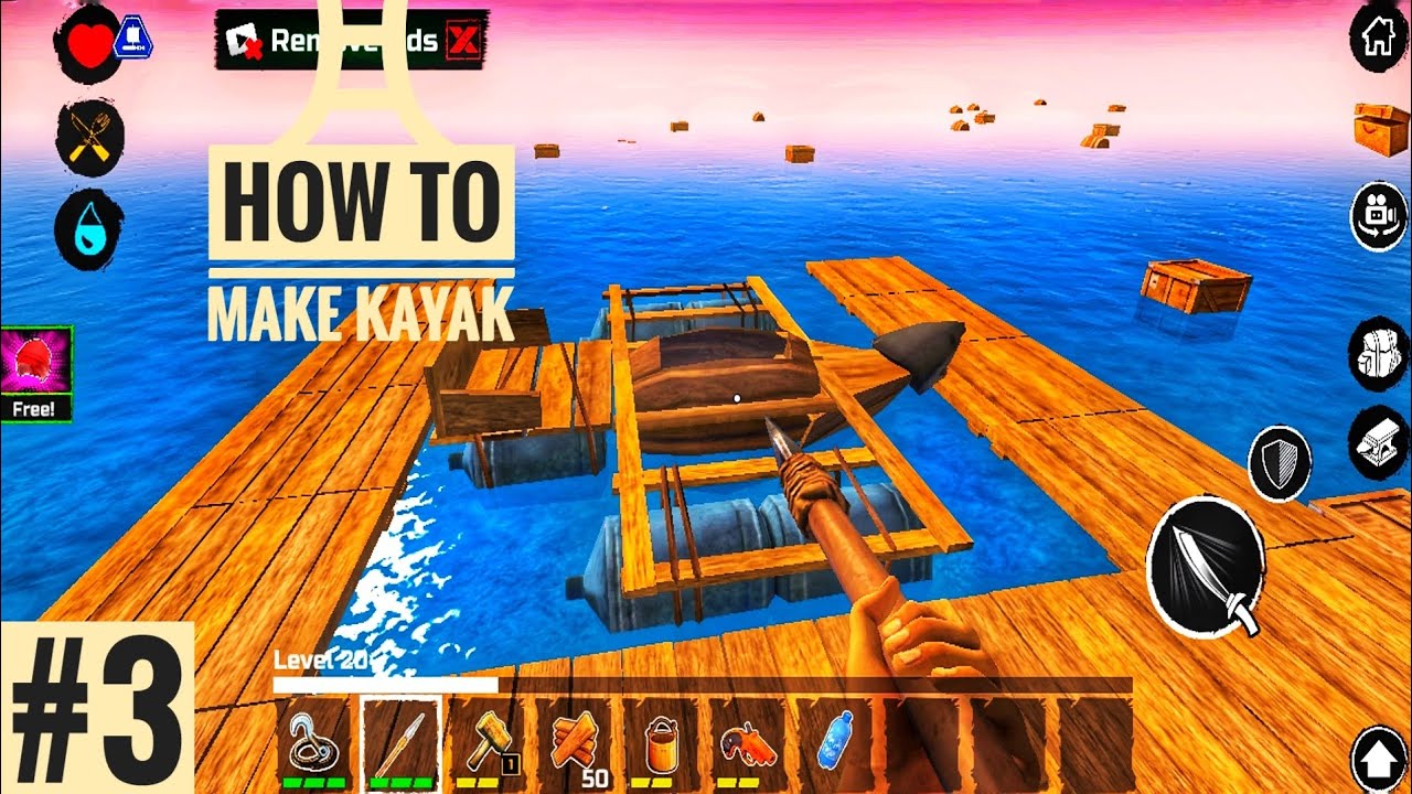 How To Make Kayak😈In Survival And Craft Part 3 Tele Gamerz