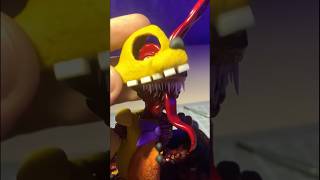 Assembling Spring Bonnie figure out of clay | Into the pit #shorts #fnaf #clayart