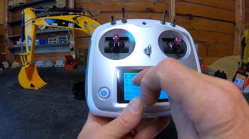 Flysky fs-i6s CAT 339DL Hydraulic Excavator Pump Mixing.