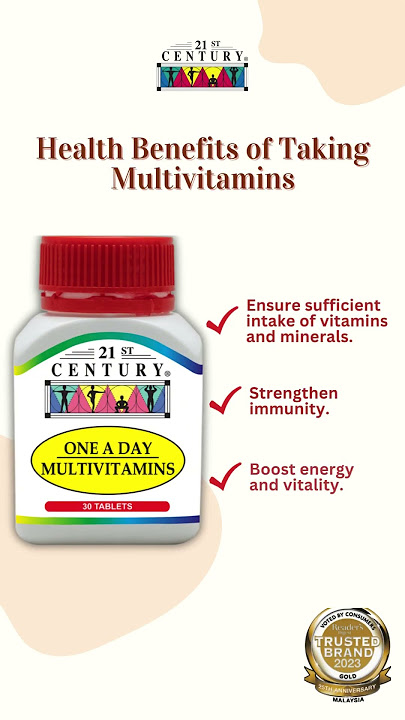 21st Century One-A-Day Multivitamins: Grab your multivitamins today for a healthier version of you.