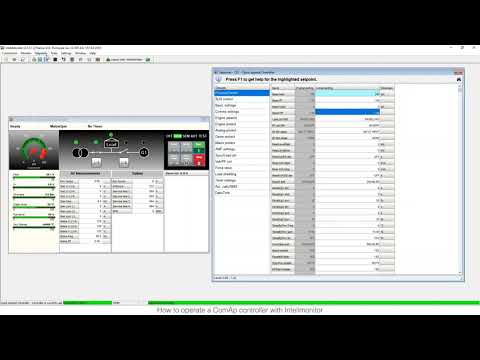 How to control ComAp Inteligen/Intelisys/InteliMains NT controller with InteliMonitor?