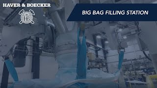 Haver & Boecker | Big Bag filling station with dual scales and stretch hooder.