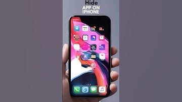 How to hide app on iphone #iphone #iphonetricks