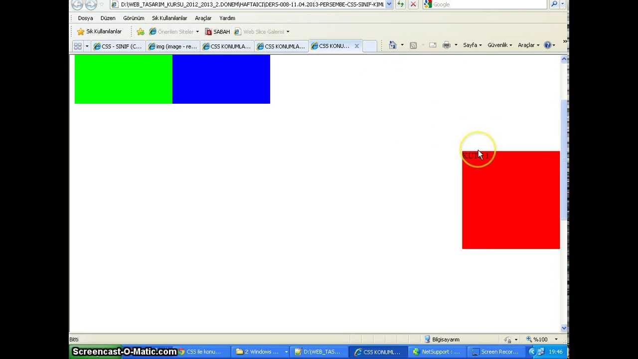025 - Css konumlandırma - absolute,relative,fixed,static - Css ...