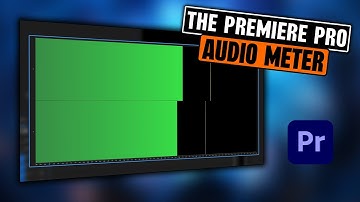 The Audio Meters Panel In Adobe Premiere Pro 2025.