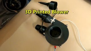 3D Printed Blower which i use for inflating our inflatable bed