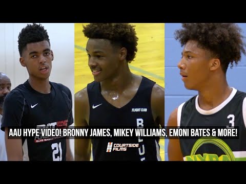 AAU HYPE VIDEO!! Mikey Williams, Emoni Bates, Bronny James & More!
