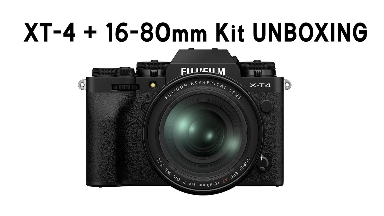 FUJIFILM X-T4 XF16-80mm XF56mm F1.2 セット UNBOXING] Fujifilm X-T4 + XF 16-80mm f/4 R OIS WR Lens Kit - YouTube