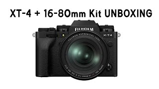 UNBOXING] Fujifilm X-T4 + XF 16-80mm f/4 R OIS WR Lens Kit - YouTube