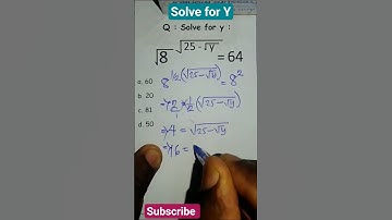 Tricky Root Exponential #highschoolmath #maths #basicproblems #mathshorts