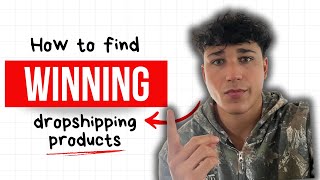The "secret" to finding winning dropshipping products...