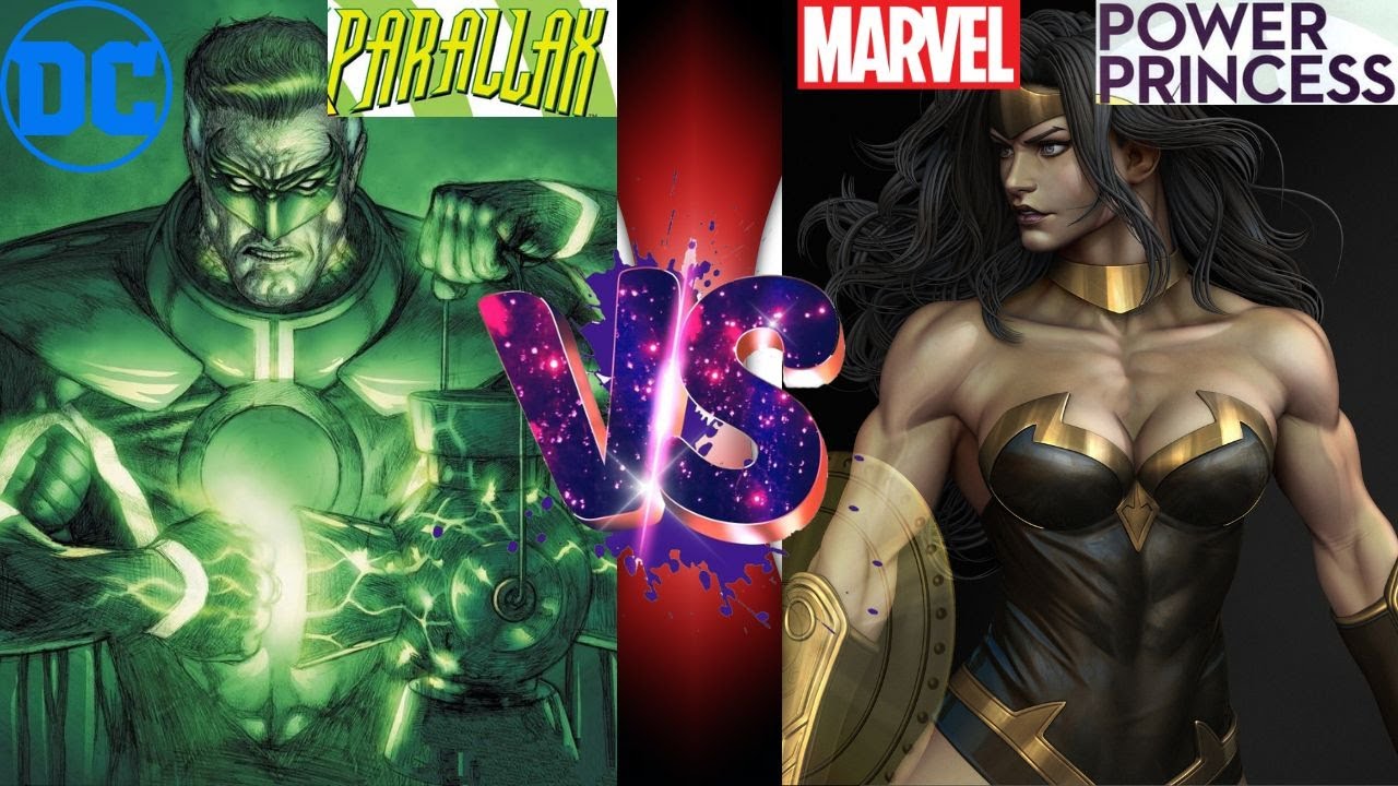 Parallax(Hal Jordan)(DC) vs Power Princess(Heroes Reborn)(Marvel) DC vs Marvel