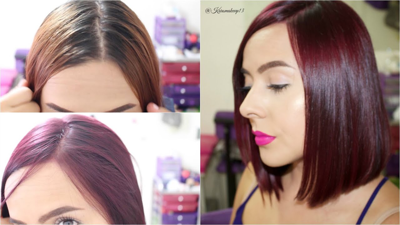 Como Pintarse El Pelo En Casa Violeta Karomakeup