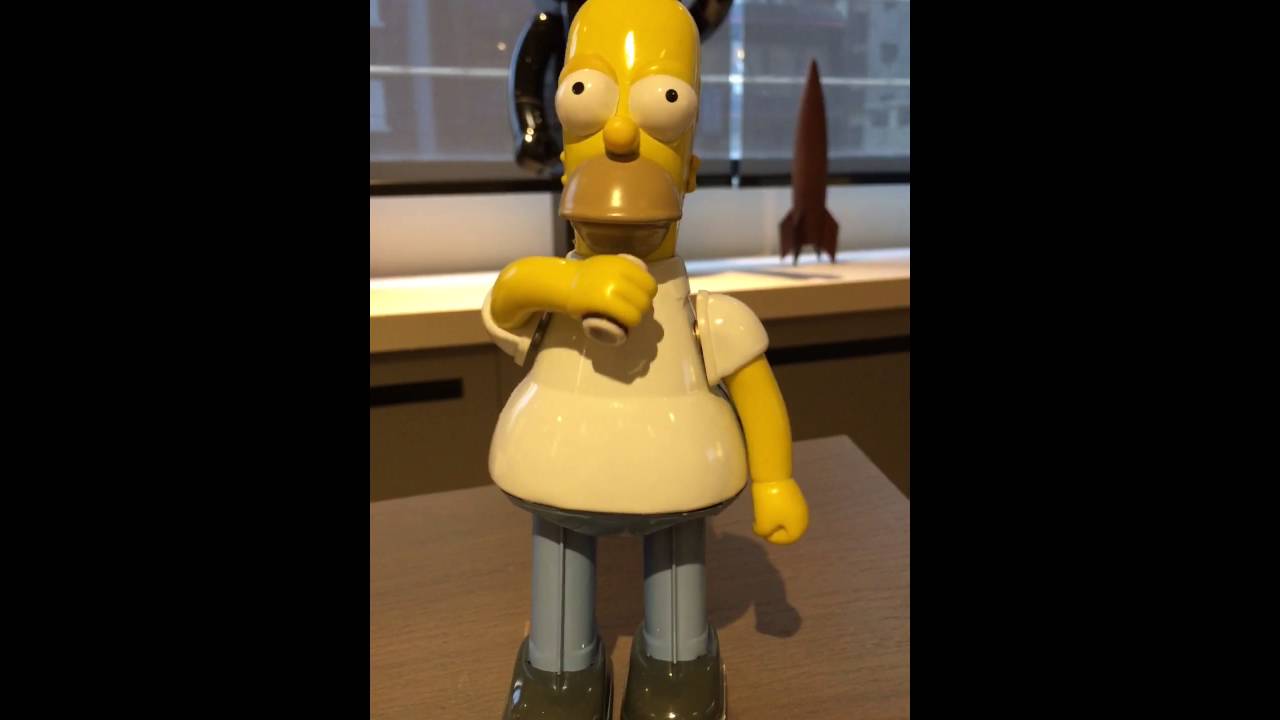 Tr 204 Simpsons With Beer Can Tin Robot