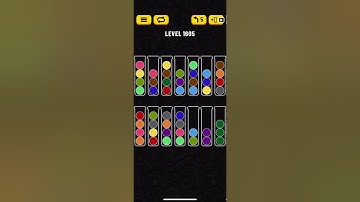 Ball sort Puzzle 1605.Bölüm