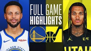 Golden State Warriors vs Utah Jazz Full Game Highlights | NBA LIVE TODAY