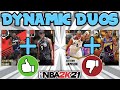 NEW DYNAMIC DUOS IN NBA 2K21 MyTEAM! WHICH DUOS ARE WORTH USING?