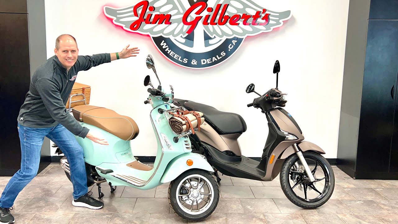 Choosing a Scooter for a Young Driver Vespa vs. Piaggio comparison
