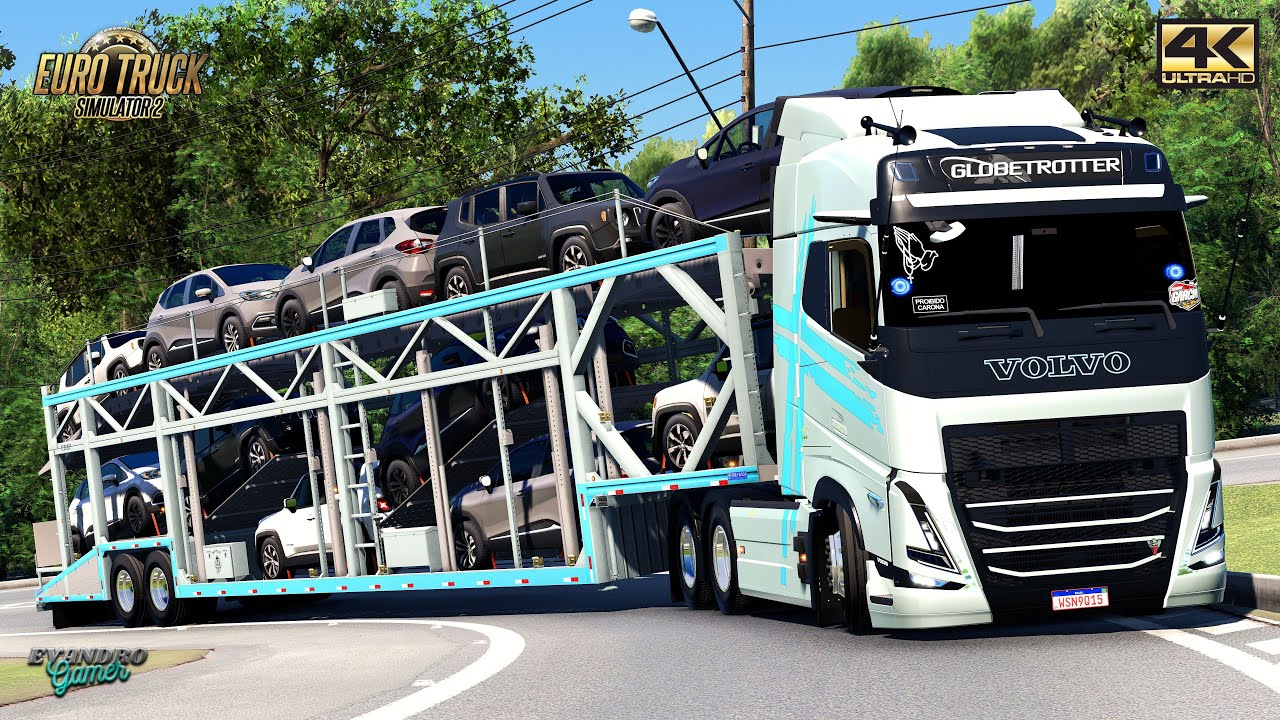 Volvo FH5 540 Pressão Segonheira Transporte Renegade Captur (37 t) Ets2 V1.57