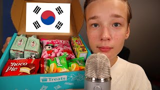 ASMR Mukbang | Trying Snacks From South Korea🇰🇷 | Try Treats