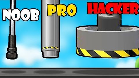 NOOB vs PRO vs HACKER - Weight Press Run Part 1 | Satisfying Games (Android,iOS)