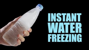 5 Amazing Water Experiments & Tricks - Instant Water Freezing
