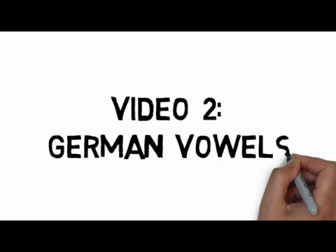 German Vowel Sounds Chart