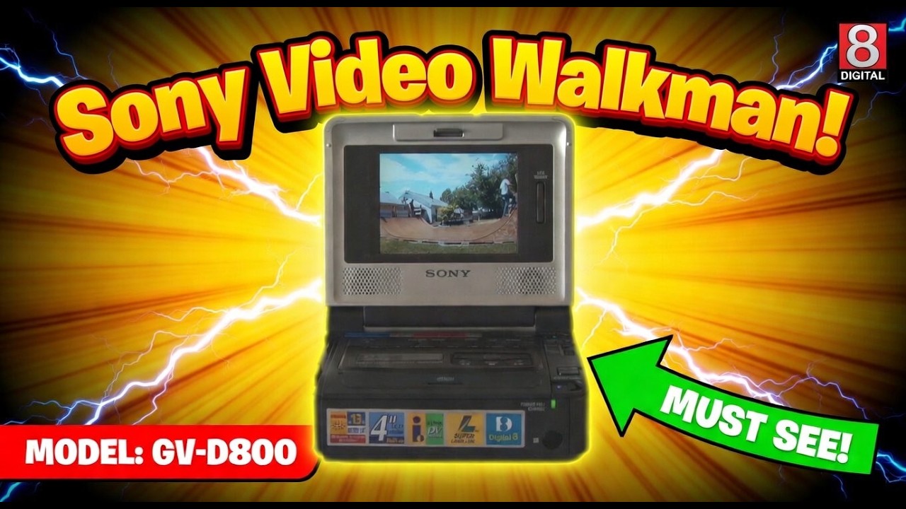Sony Video Walkman GV-D800 Digital8/Hi8/Video8 Player Recorder