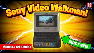 Sony Video Walkman GV-D800 Digital8/Hi8/Video8 Player Recorder Sony Video Walkman GV-D800 Digital8/Hi8/Video8 Player Recorder
