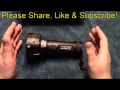 Nitecore TM16GT flashlight review!
