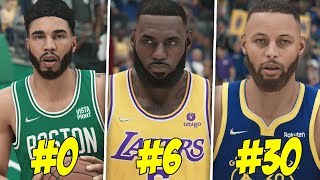 Scoring With the Best Player At Every Jersey Number In NBA 2K22!