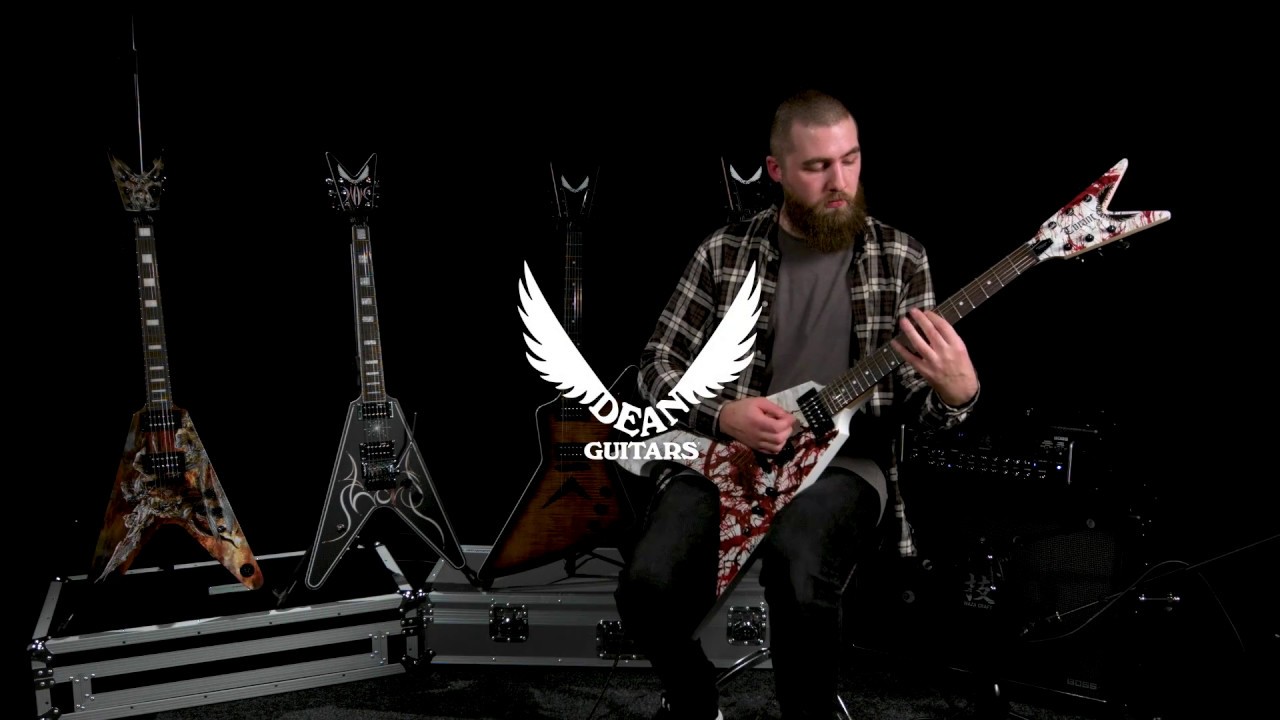 ギター DEAN Michael Amott Tyrant X Splatter Michael Amott Tyrant X - Splatter | Dean Guitars
