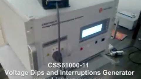 CSS61000 11 Voltage Dips and Interruptions Generator | Why does voltage dip occur? | EMC TESTING