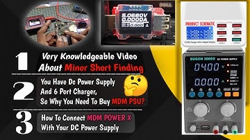 minor short & Cpu Core Line Short Finding Tricks | MDM PSU NEW UPDATES | Benefits Of MDM POWER X