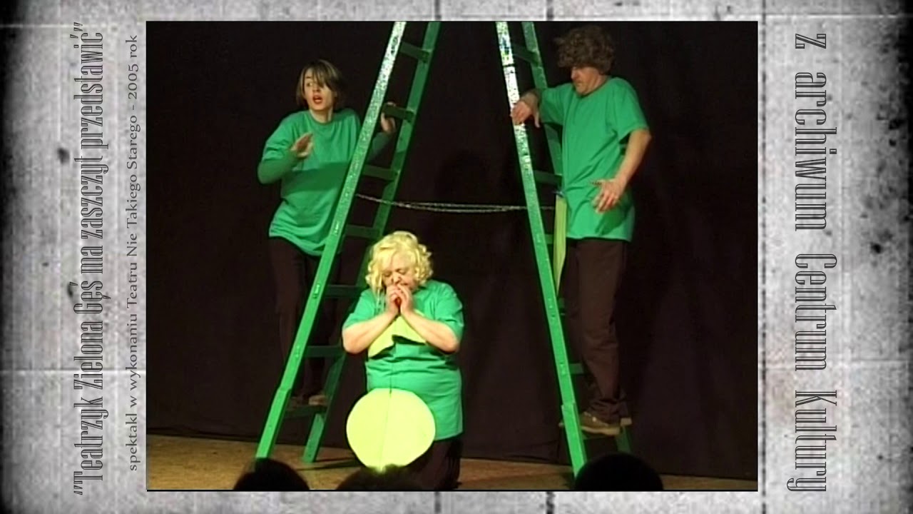 TEATR NIE TAKI STARY ,premiera ,,TEATRZYK ZIELONA GĘŚ MA ZASZCZYT