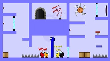 Among Us Stickman Obstacle Course Ep:4 | Stick Nodes Animation