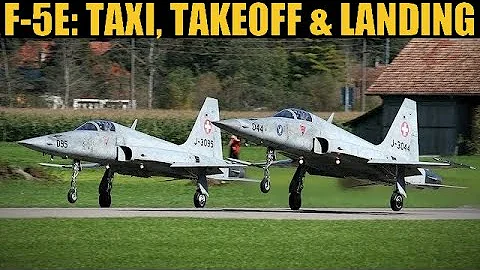 F-5E Tiger II: Taxi, Takeoff & Landing Tutorial | DCS WORLD