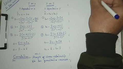 Correlation | Correlation Coefficient  (Hindi/Urdu)