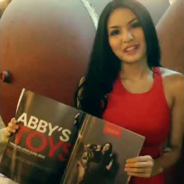 Beautiful Abby Poblador Promote Her Magazine