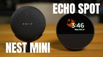 Google nest mini 2nd generation vs Amazon Echo Spot 2024