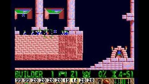 Fun 17 Easy When You Know How - 1270 Frames (Lemmings Genesis TAS)