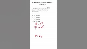 ASVAB/PiCAT Arithmetic Reasoning Practice Test Q: Perimeter and Area #acetheasvab with #grammarhero