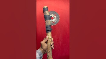Making saw blade weapon | survival #art #diy #craftideas #shortvideo #viralvideo #handmade #diycraft