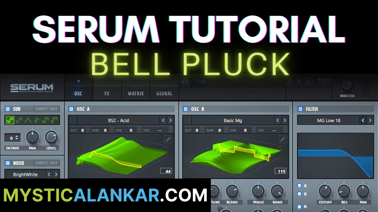 Serum Tutorial - Tropical Glass Bell Pluck (Sound Design in Xfer Serum ...