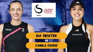 Iga Swiatek vs Maria Camila Osorio | 2025 BEIJING OPEN| WTA Match Highlights