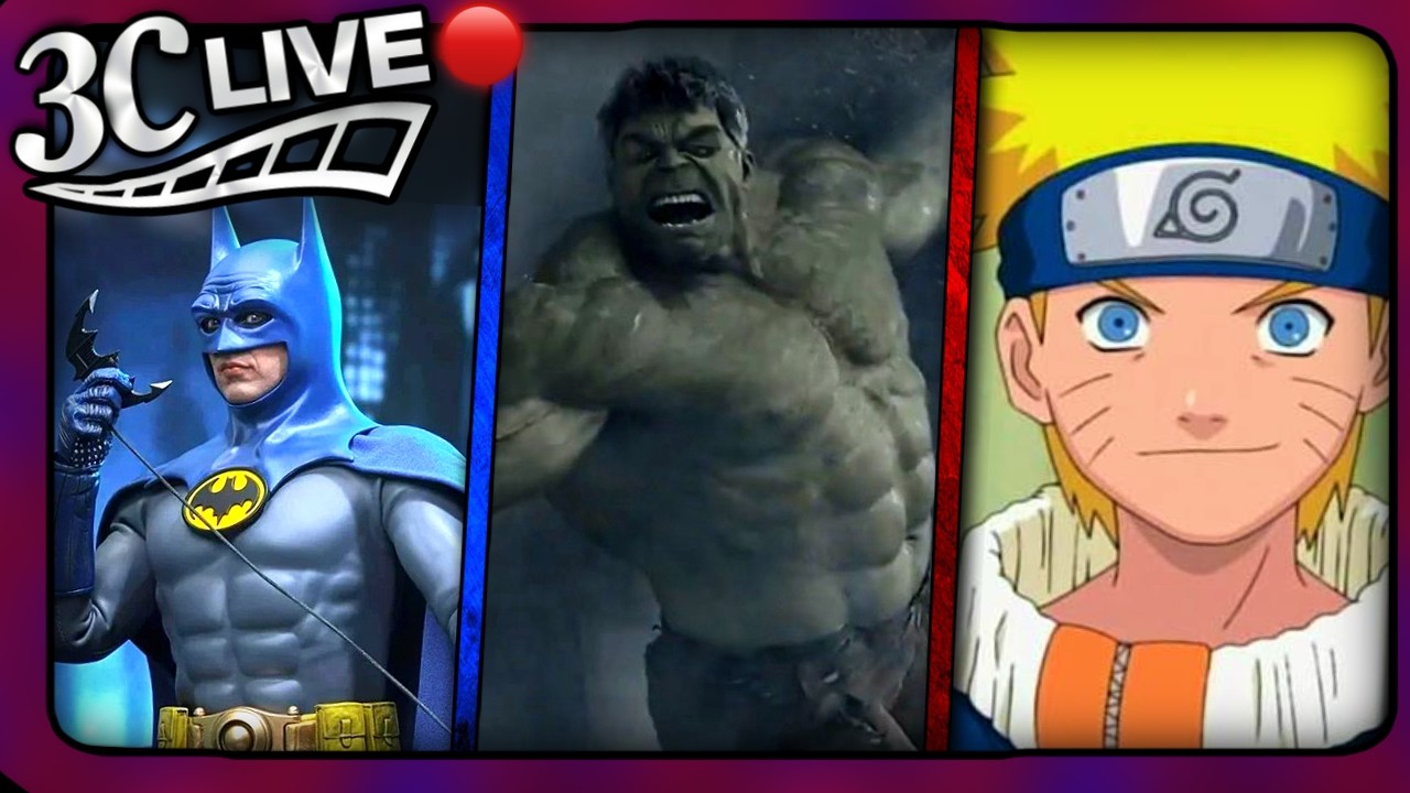 3C Live - Spider-Man Vs Hulk, Naruto Live Action, DCU Batman