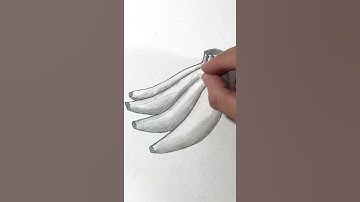 Vẽ Nải Chuối BẰNG BÚT CHÌ #shorts